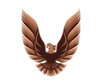  Trim Parts 1980 Pontiac Firebird Trans Am Bronze Hood Bird Vinyl Decal - (TPG-6275) 