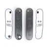 The Right Stuff Gen III/Gen IV LS Valve Cover Kit, 10AN Breather Fittings, Finned Top, Natural - (LSVALCF-K)