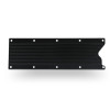 The Right Stuff Gen III LS Valley Cover, Finned, Black Anodized - (G3LSVCF-B-K)
