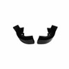 Trim Parts 1964-65 Chevelle/Pontiac GTO 2-Door Hardtop Black Windlace End Caps, Each - 4175