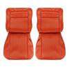 PUI Interiors 1962 Chevrolet Impala/SS Red Front Bucket Seat Covers - 62BS63U