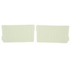 PUI Interiors 1962 Pontiac Lemans Convertible White Rear Door Panels - 62GD69V