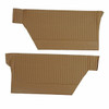 PUI Interiors 1962 Pontiac Grand Prix Hardtop Saddle Rear Door Panels - 62PD65C