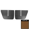 PUI Interiors 1964 Chevrolet Chevelle 4-Door Sedan/Wagon Saddle Rear Door Panels - 64AD4D65S