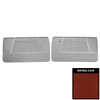 PUI Interiors 1964 Chevrolet Impala Pre-Assembled Red Front Door Panels - 64BD64FP