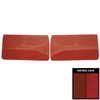 PUI Interiors 1964 Chevrolet Impala SS Pre-Assembled Red Front Door Panels - 64BSD64FP