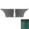 PUI Interiors 1965 Chevrolet Chevelle 2 Door Wagn 2 Tone Aqua Rear Panels - 65AD2D05W