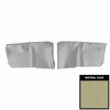 PUI Interiors 1966-1967 Oldsmobile Cutlass Hardtop Parchment Rear Armrest Covers - 65CR27C
