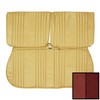 PUI Interiors 1965 Buick Skylark 2-Tone Red Front Bench Seat W/O Armrest Cover - 65US3308B