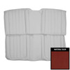 PUI Interiors 1965 Buick Wildcat/Custom Convertible Red Rear Bench Seat Cover - 65USWC30V