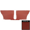 PUI Interiors 1966 Pontiac Tempest Custom Hardtop Red Rear Door Panels - 66GDT30C