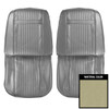 PUI Interiors 1966 Pontiac 22 Parchment Front Bucket Seat Covers - 66PS227U