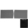 PUI Interiors 1967 Pontiac Tempest Custom Convertible Black Rear Door Panels - 67GDT10V