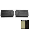 PUI Interiors 1967 Pontiac Grand Parisienne Parchment/Black Front Door Panels - 67PDP27