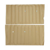 PUI Interiors 1967-1968 Chevrolet Truck Light Saddle Un-Assembled Front Door Panels - 67TD35
