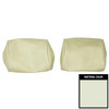 PUI Interiors 1968-1972 Chevelle/GTO/Cutlass/Skylark/Nova Fawn Bench Seat Head Rest Covers - 68AH22B