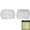 PUI Interiors 1968-1972 Chevelle/GTO/Cutlass/Skylark/Nova Lt Green Bench Seat Head Rest Covers - 68AH23B