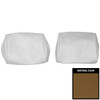PUI Interiors 1968-1972 Chevelle/GTO/Cutlass/Skylark 70 Saddle Bench Seat Head Rest Covers - 68AH36B