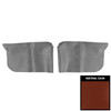 PUI Interiors 1971 GTO/Cutlass Hardtop Sienna Brown Rear Armrest Covers - 68AR07C