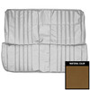 PUI Interiors 1968 Chevrolet Chevelle/Malibu 4-Door Saddle Front Bench Seat Cover - 68AS4D36B