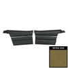 PUI Interiors 1968 Impala Custom Convertible Pre-Assembled Ivy Gold Rear Door Panels - 68BDN46V-P
