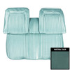 PUI Interiors 1968 Oldsmobile Cutlass Supreme Light Blue Front Bench Seat Cover - 68CS12B-1