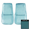 PUI Interiors 1968 Oldsmobile Cutlass Supreme Bright Blue Front Bucket Seat Covers - 68CS14U-1