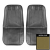 PUI Interiors 1968 Pontiac GTO Ivy Gold Front Bucket Seat Covers - 68GS46U