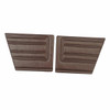 PUI Interiors 1968 Plymouth Barracuda Fastback Standard Maroon Rear Door Panels - 68KDB705F
