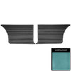 PUI Interiors 1968 Dodge Coronet Hardtop 2-Tone Blue Rear Door Panels - 68KDH819C