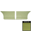 PUI Interiors 1968 Dodge Coronet 440/Superbee Hardtop Light Metallic Green Rear Door Panels - 68KDHD717C