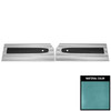 PUI Interiors 1968 Plymouth Belvedere/Roadrunner Deluxe 2 Tone Blue Front Door Panels - 68KDV821