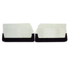 PUI Interiors 1968 Buick Skylark Custom/GS350/GS400 White/Black Front Door Panels - 68UD37