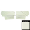 PUI Interiors 1968 Buick Skylark Custom/GS350/GS400 Convertible White Rear Door Panels - 68UD37V