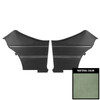 PUI Interiors 1969 Chevelle Hardtop Pre-Assembled Platinum Dark Green Rear Door Panels - 69AD24C-P