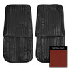 PUI Interiors 1969 Chevrolet Chevelle Red Front Bucket Seat Covers - 69AS30U