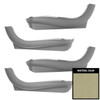 PUI Interiors 1966-1972 Chevelle/GTO/Cutlass/Skylark/Impala/Nova Parchment Plastic Seat Skirts - 69ASBB27