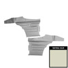 PUI Interiors 1969 Oldsmobile Cutlass F85 2-Door Sedan Sedan Off White Rear Door Panels - 69CDS40C