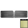 PUI Interiors 1969 Camaro Pre-Assembled Platinum Standard Light Green Front Door Panels - 69FD23-P