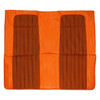 PUI Interiors 1969 Camaro Convertible Deluxe Houndstooth Orange Rear Bench Seat Cover - 69HT26V