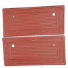 PUI Interiors 1969 Chevrolet Truck Pre Assembled Red Front Door Panels - 69TD30P