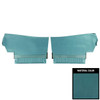 PUI Interiors 1970 Chevelle Convertible Platinum Edition Bright Blue Rear Door Panels - 70AD14V
