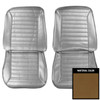 PUI Interiors 1970 Pontiac Firebird Hardtop Standard Saddle Front Bucket Seat Covers - 70ES36U
