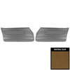 PUI Interiors 1970 Pontiac Firebird Deluxe Pre-Assembled Saddle Front Door Panels - 70HD36-P