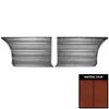 PUI Interiors 1970 Dodge Charger/RT/500 Hardtop Charcoal Rear Door Panels - 70KDA724C