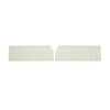 PUI Interiors 1970 Dodge Coronet/R/T/500/Superbee Hardtop White Front Door Panels - 70KDH37