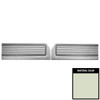 PUI Interiors 1970 Roadrunner/Satellite/Superbird Custom Decor White Front Door Panels - 70KDRD37