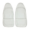 PUI Interiors 1970 Plymouth Barracuda/Cuda White Front Bucket Seat Covers - 70KSB37U