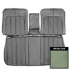 PUI Interiors 1970 Buick Skylark Dark Metallic Green Front Bench Seat W/Armrest Seat Cover - 70US24B1