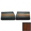 PUI Interiors 1971 Oldsmobile Cutlass S Sienna Brown Front Door Panels - 71CD072